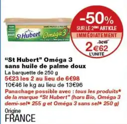 Monoprix St Hubert Oméga 3 offre