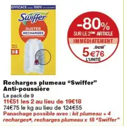 Monoprix Swiffer Duster Recharges offre