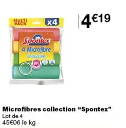 Monoprix Spontex Microfibres collection offre