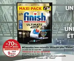 Monoprix Finish powerball ultimate plus offre