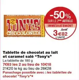 Monoprix TONY'S Chocolonely offre