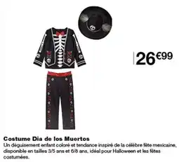 Monoprix Costume Dia de los Muertos offre