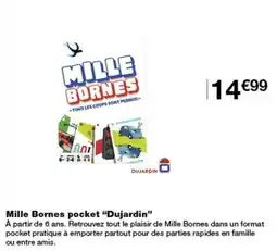 Monoprix DUJARDIN Mille Bornes pocket offre