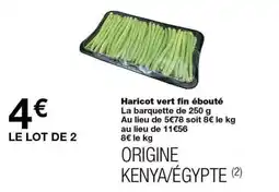 Monoprix Haricot vert fin ébouté offre