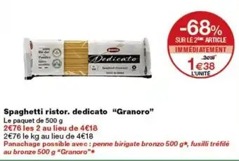 Barilla Spaghetti ristor. dedicato