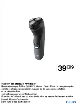 Monoprix Philips Rasoir électrique offre
