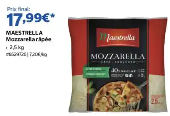 Maestrella Mozzarella râpée