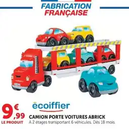 Hyper U écoiffier CAMION PORTE VOITURES ABRICK offre