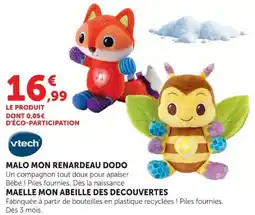 Hyper U vtech MALO MON RENARDEAU DODO offre
