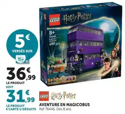 Hyper U LEGO Harry Potter AVENTURE EN MAGICOBUS offre