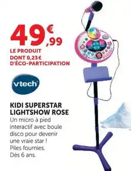 Hyper U vtech KIDI SUPERSTAR LIGHTSHOW ROSE offre