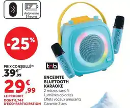 Hyper U tnb ENCEINTE BLUETOOTH KARAOKE offre