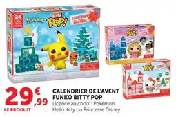 Hyper U Funko Bitty Pop! Calendrier de l'Avent offre