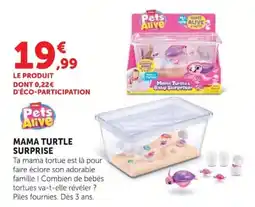 Hyper U Pets Alive Mama Turtle Surprise offre