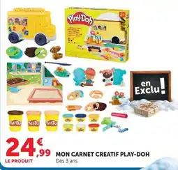 Hyper U Play-Doh MON CARNET CREATIF PLAY-DOH offre