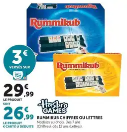 Hyper U Hasbro Games Rummikub offre