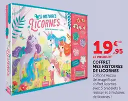 Hyper U Auzou COFFRET MES HISTOIRES DE LICORNES offre