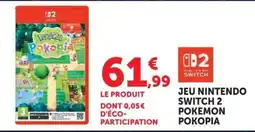 Hyper U Nintendo Switch 2 Pokémon Pokopia offre