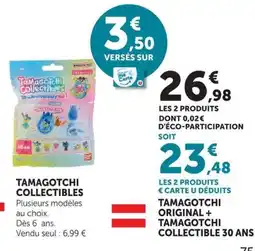 Hyper U Tamagotchi original + tamagotchi collectible 30 ans offre