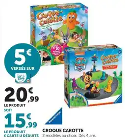 Hyper U Ravensburger Croque Carotte offre
