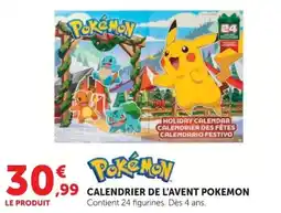 Hyper U Pokémon Calendrier de l'Avent offre