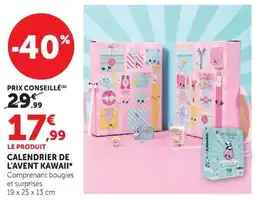 Hyper U KAWAII Calendrier de l'Avent offre