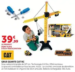Hyper U CAT GRUE GEANTE CAT RC offre
