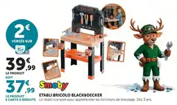 Hyper U Smoby Etabli Bricolo Black&Decker offre