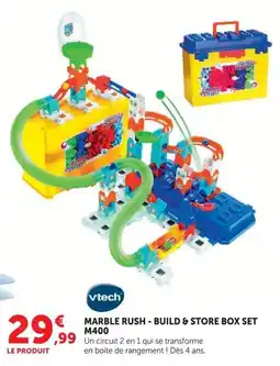 Hyper U vtech MARBLE RUSH - BUILD & STORE BOX SET M400 offre