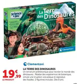 Hyper U Clementoni LA TERRE DES DINOSAURES offre