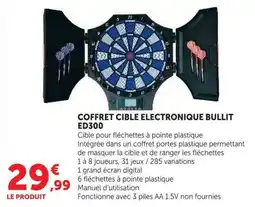 Hyper U Bullit coffret cible electronique ed300 offre
