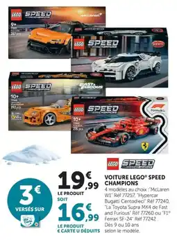 Hyper U LEGO SPEED CHAMPIONS offre