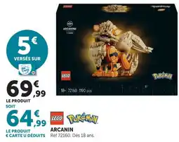 Hyper U LEGO ARCANIN offre
