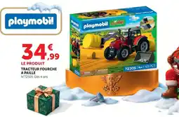 Hyper U Playmobil Tracteur Fourche A Paille offre
