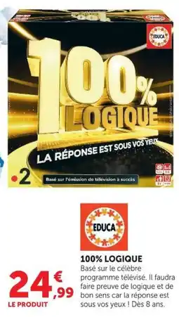 Hyper U EDUCA 100% LOGIQUE offre