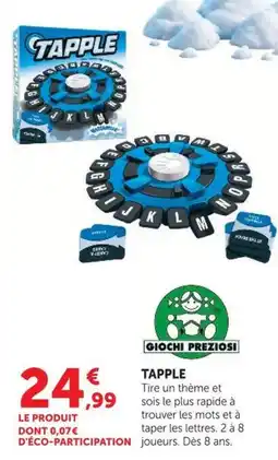 Hyper U TAPPLE GIOCHI PREZIOSI offre