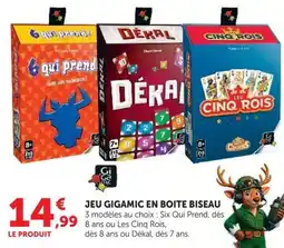Hyper U GIGAMIC Jeu en boite biseau offre