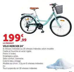 Hyper U VELO MERCIER 24" offre