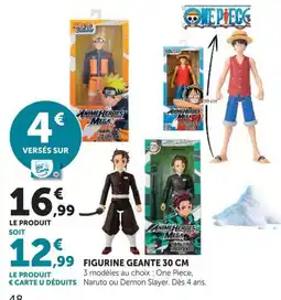 Hyper U Anime Heros Mega FIGURINE GEANTE 30 CM offre