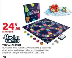 Hyper U Hasbro Games Trivial Pursuit offre