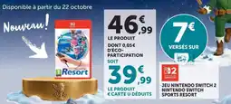 Hyper U Nintendo switch 2 jeu sports resort offre