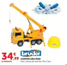 Hyper U bruder CAMION GRU MAN offre