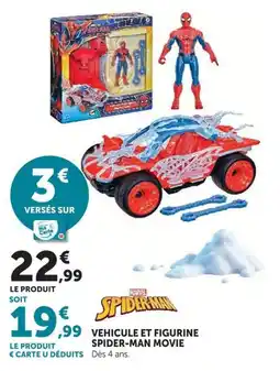 Hyper U Spider-man vehicule et figurine offre