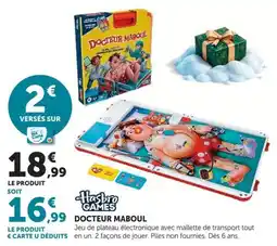 Hyper U Hasbro games docteur maboul offre