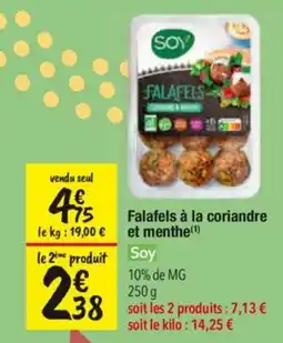 Les Comptoirs de la Bio Soy Falafels offre