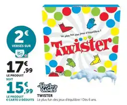 Hyper U Hasbro Games Twister offre