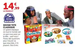 Hyper U SPIN MASTER GAMES DEVINE TETE CLASSIQUE offre