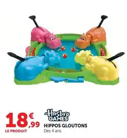 Hyper U Hasbro Games Hippos Gloutons offre