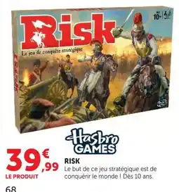 Hyper U Hasbro Games RISK offre
