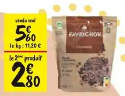 Les Comptoirs de la Bio Favrichon Chocolat offre